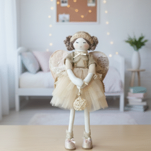 Vintage Gold Angel Babuta