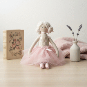 Pastel Pink Ballerina Babuta