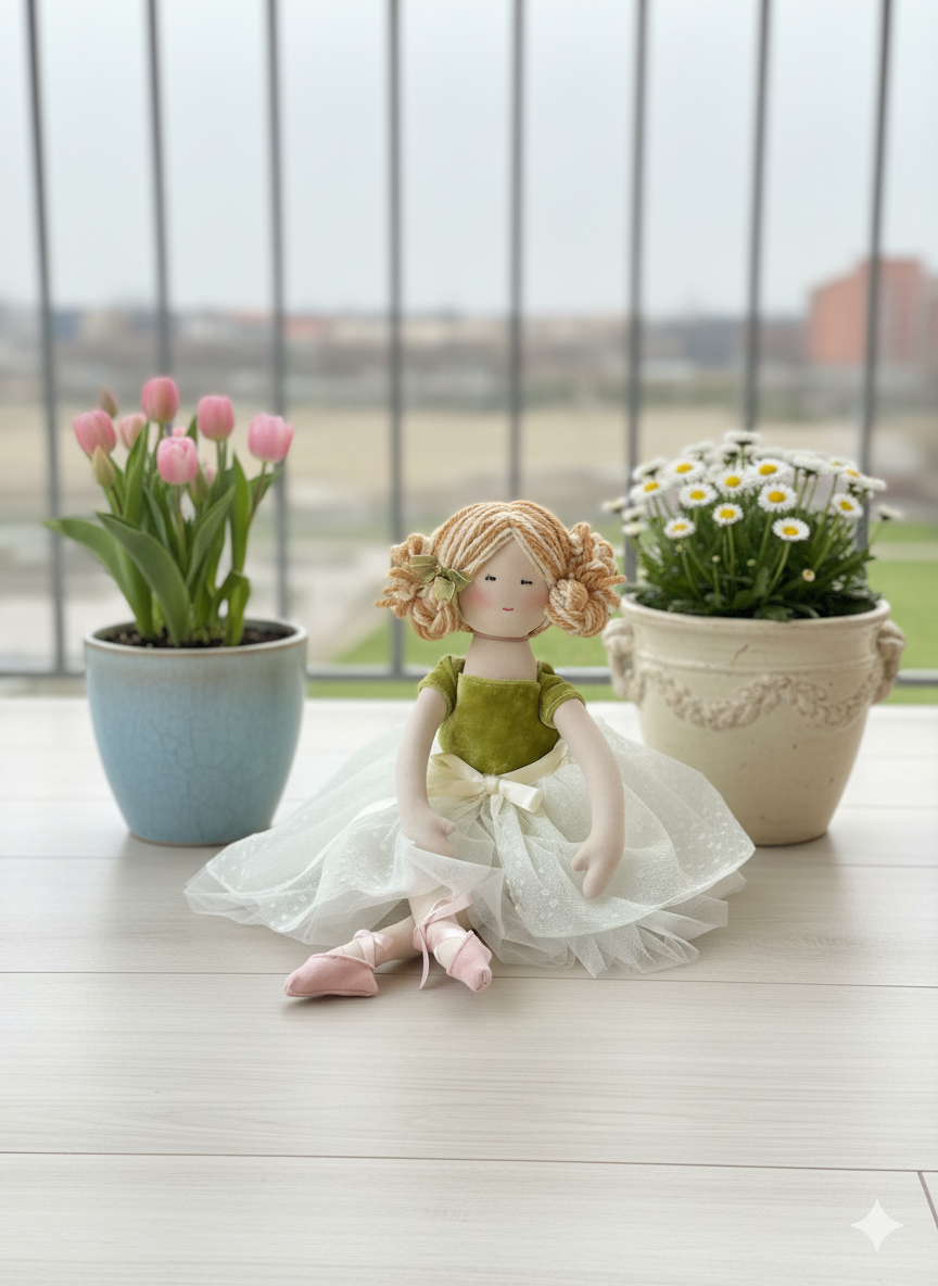 Velvet Sage Ballerina Babuta - Image 2