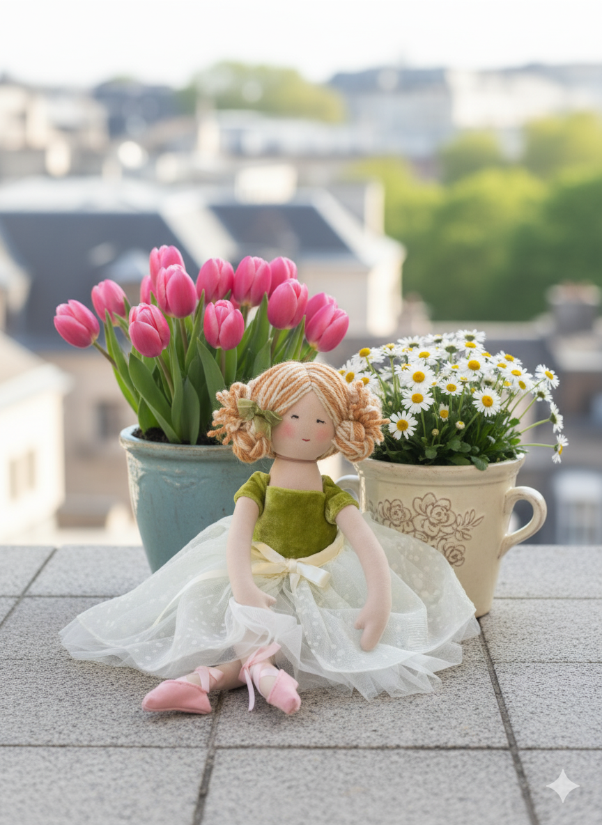 Velvet Sage Ballerina Babuta - Image 3